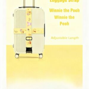 Disney Winnie the Pooh Luggage Strap - Yellow and White